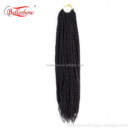 Hot sell 18 inch 30 stands wholesale Crochet Braids  Ombre synthetic crochet extension Senegalese twist hair senegalese twists